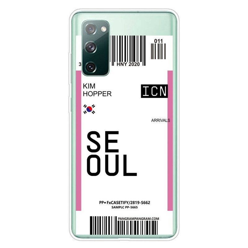 Kuori Samsung Galaxy S20 FE Soul Boarding Pass