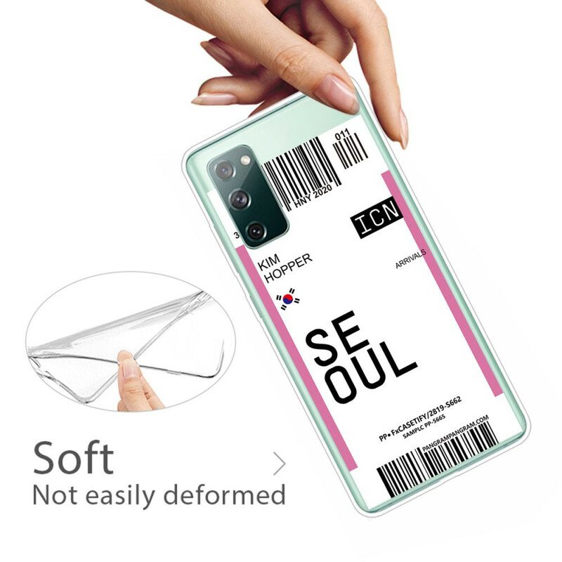 Kuori Samsung Galaxy S20 FE Soul Boarding Pass