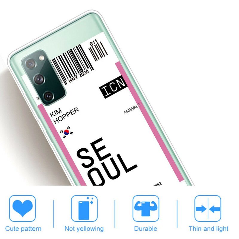 Kuori Samsung Galaxy S20 FE Soul Boarding Pass