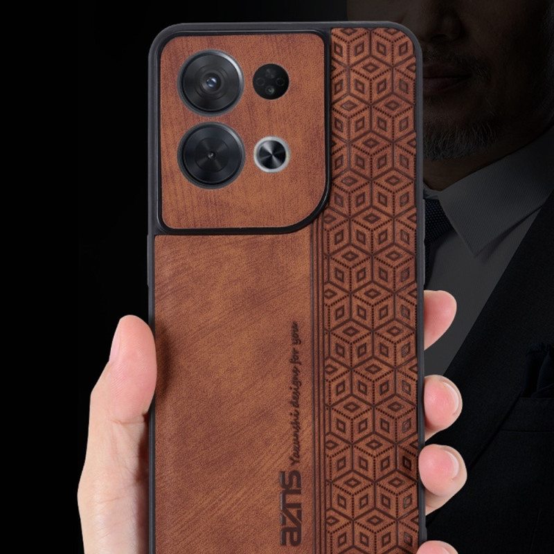 Case Oppo Reno 8 Pro Azns-nahkaefekti