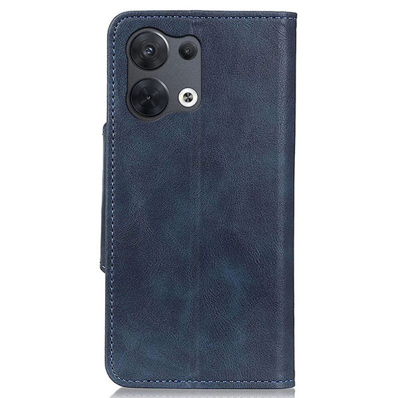 Flip Case Oppo Reno 8 Pro Magneettinen Painike