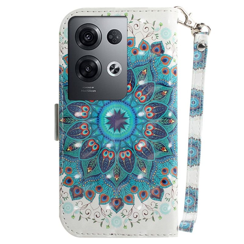 Kotelot Oppo Reno 8 Pro Suojaketju Kuori Strappy Mandala