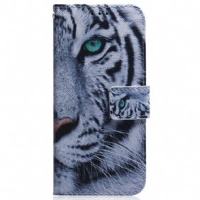 Kotelot Oppo Reno 8 Pro Suojaketju Kuori Strappy White Tiger