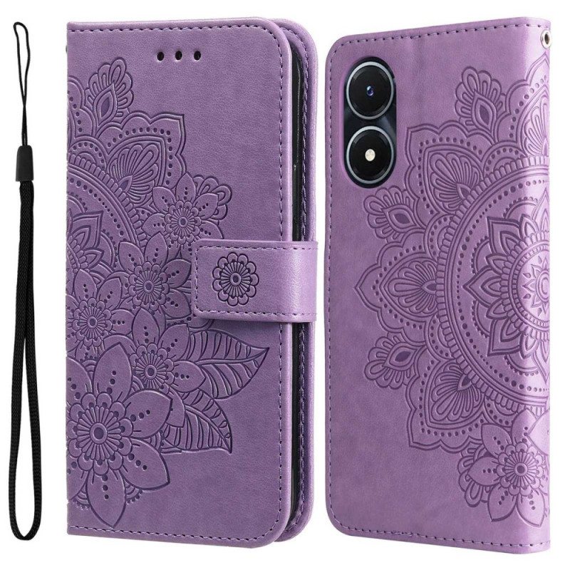 Kotelot Vivo Y16 Suojaketju Kuori Strappy Mandala