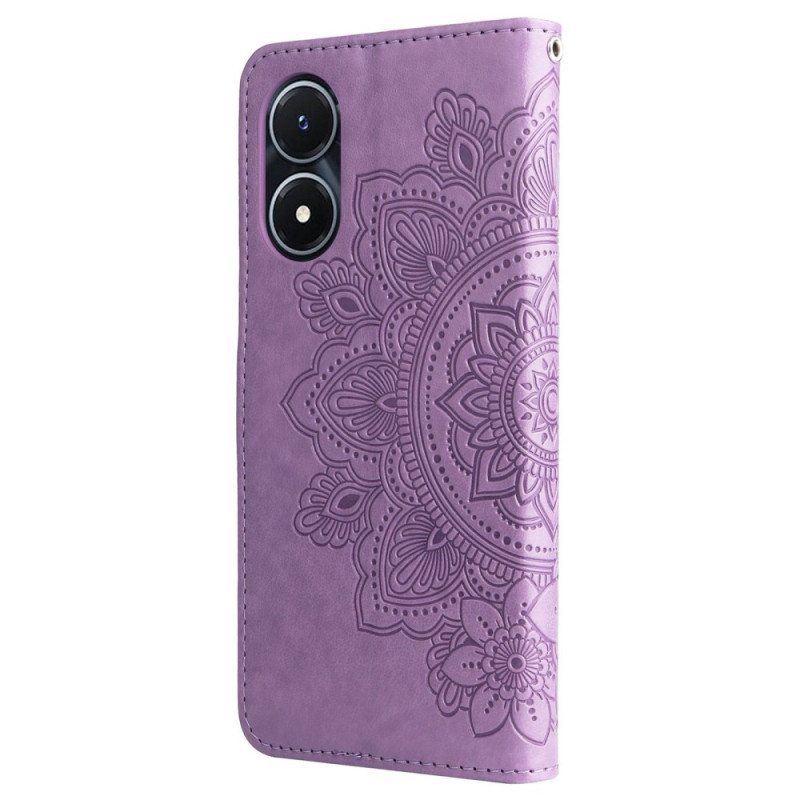 Kotelot Vivo Y16 Suojaketju Kuori Strappy Mandala