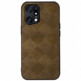 Case Oppo Find X5 Pro Kudottu Rakenne