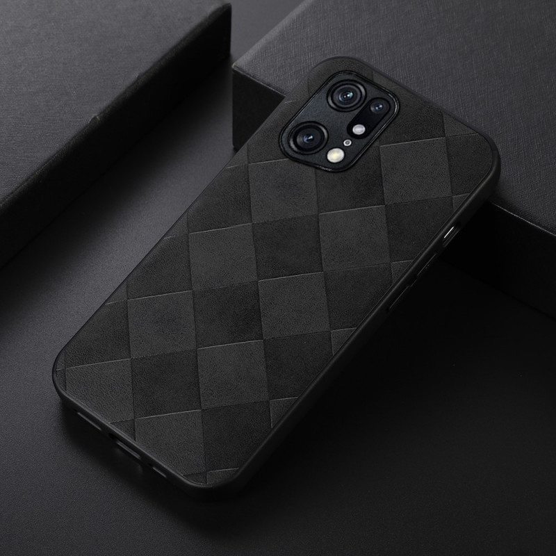 Case Oppo Find X5 Pro Kudottu Rakenne