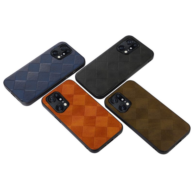 Case Oppo Find X5 Pro Kudottu Rakenne