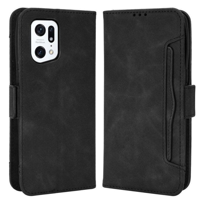 Flip Case Oppo Find X5 Pro Multi-card Premier Class