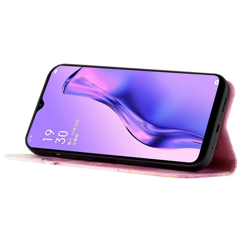 Kotelot Oppo Find X5 Pro Suojaketju Kuori Strip Marble