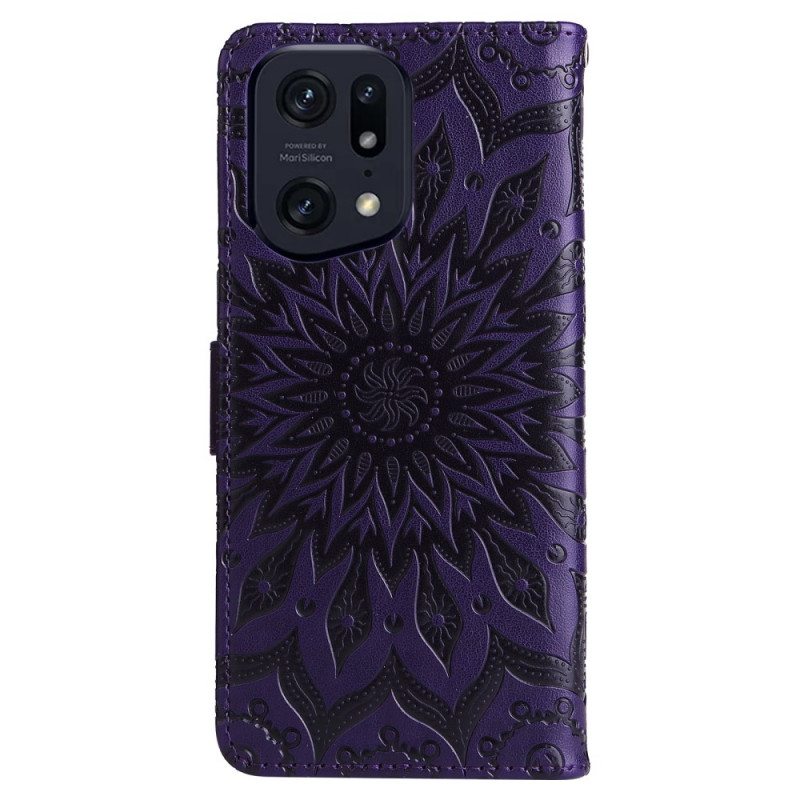 Kotelot Oppo Find X5 Pro Suojaketju Kuori Thong Sun