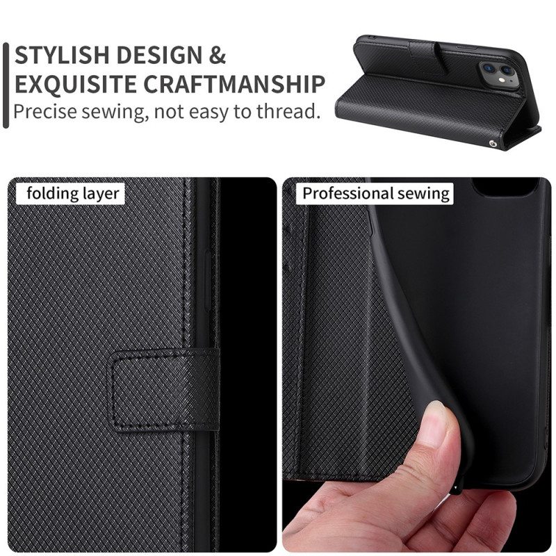 Kotelot Oppo Find X5 Pro Suojaketju Kuori Tyylikäs Strappy Faux Leather