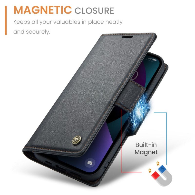 Kotelot iPhone 15 Caseme-nahkatyyli