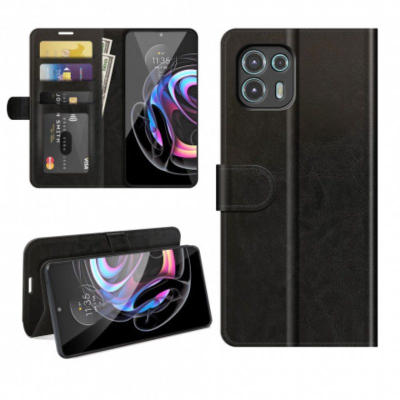 Flip Case Motorola Edge 20 Lite Ultra-keinonahka