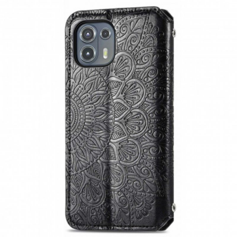 Puhelinkuoret Motorola Edge 20 Lite Kotelot Flip Mandala