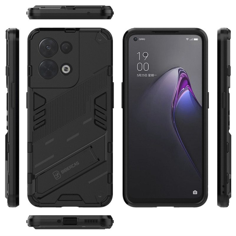 Case Oppo Reno 8 Hands-free-kaksiasentoinen Irrotettava Teline