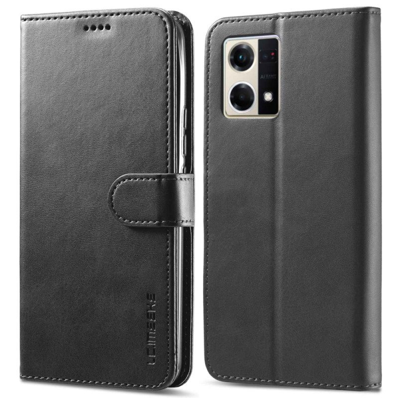 Flip Case Oppo Reno 8 Keinonahka Lc.imeeke