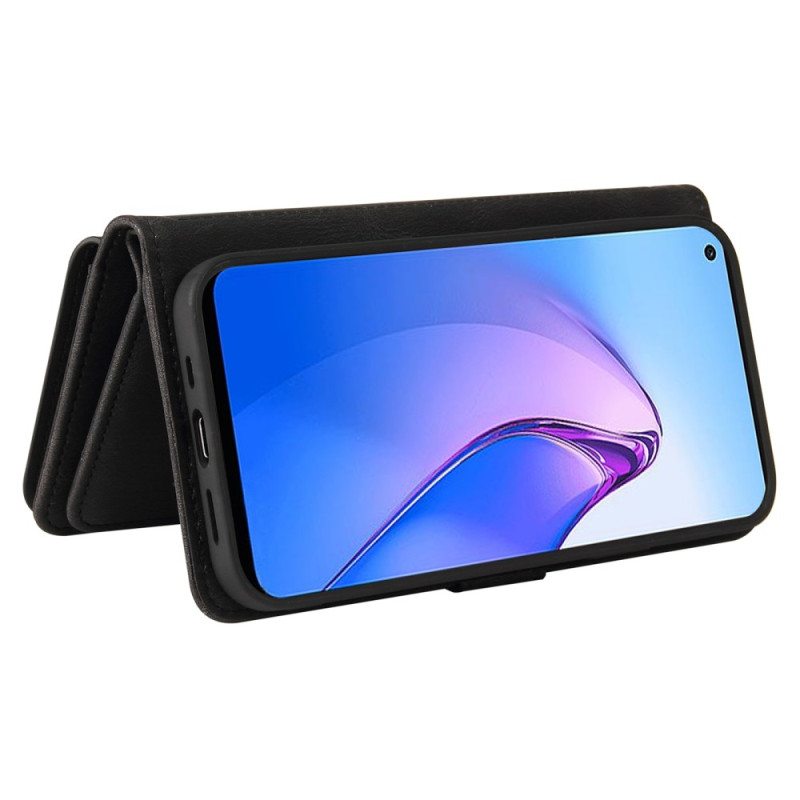 Flip Case Oppo Reno 8 Monitoimikorttipidike