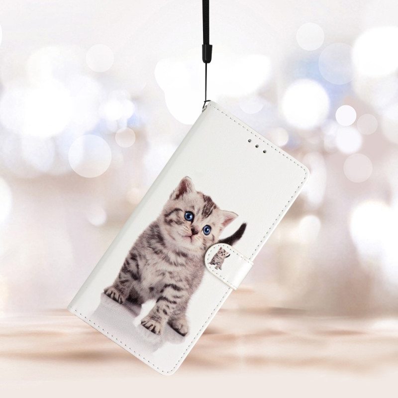 Kotelot Oppo Reno 8 Suojaketju Kuori Strappy Kitten