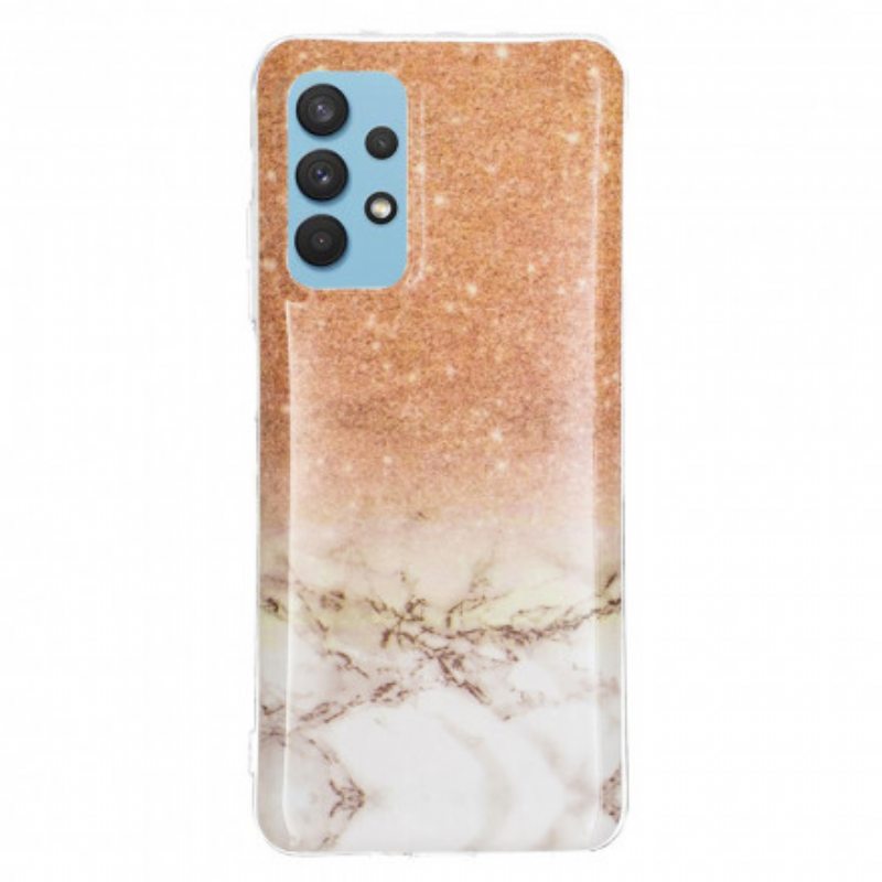 Case Samsung Galaxy A32 Glitter Marble