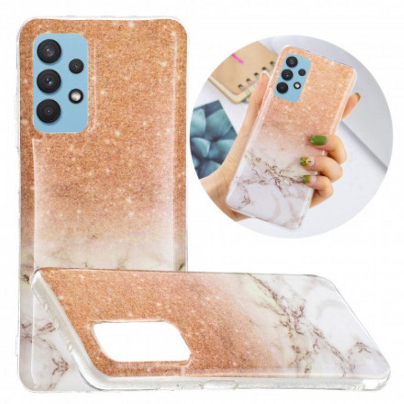 Case Samsung Galaxy A32 Glitter Marble