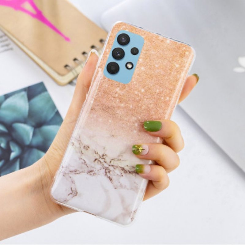 Case Samsung Galaxy A32 Glitter Marble