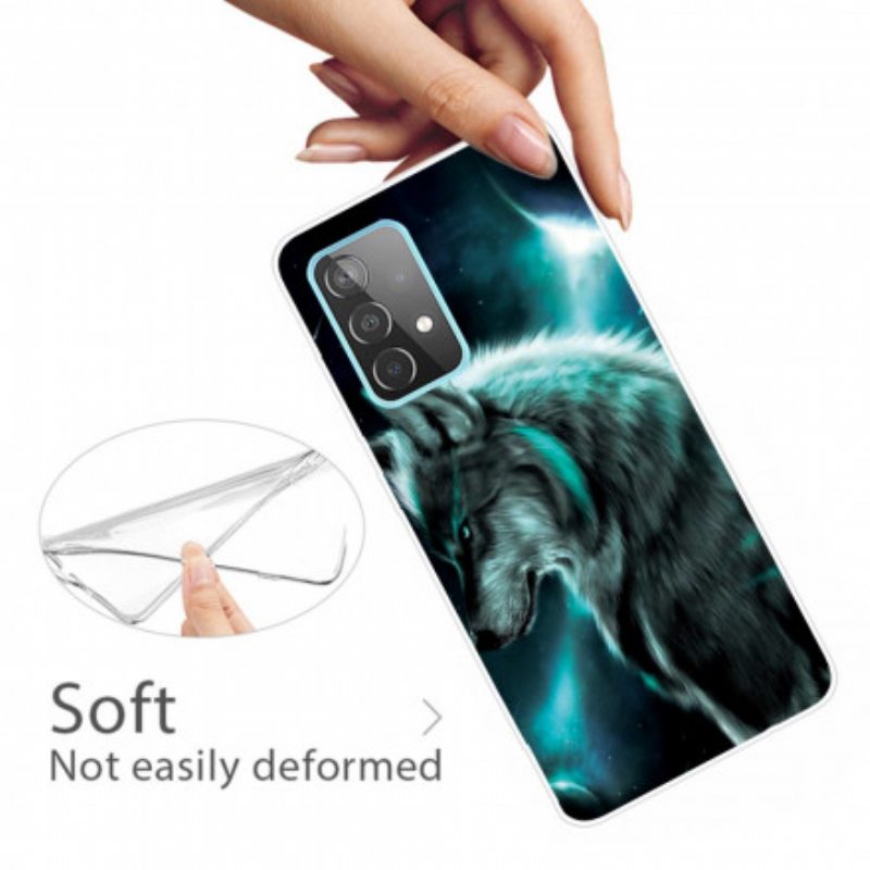 Case Samsung Galaxy A32 Kuninkaallinen Susi