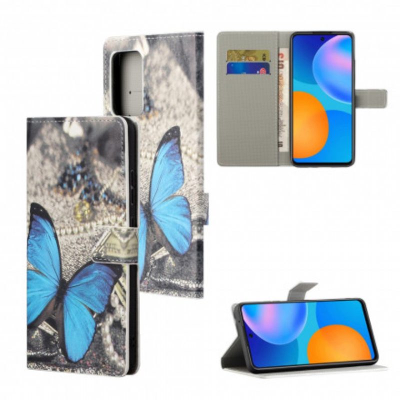 Kotelot Samsung Galaxy A32 Butterfly Prestige Blue