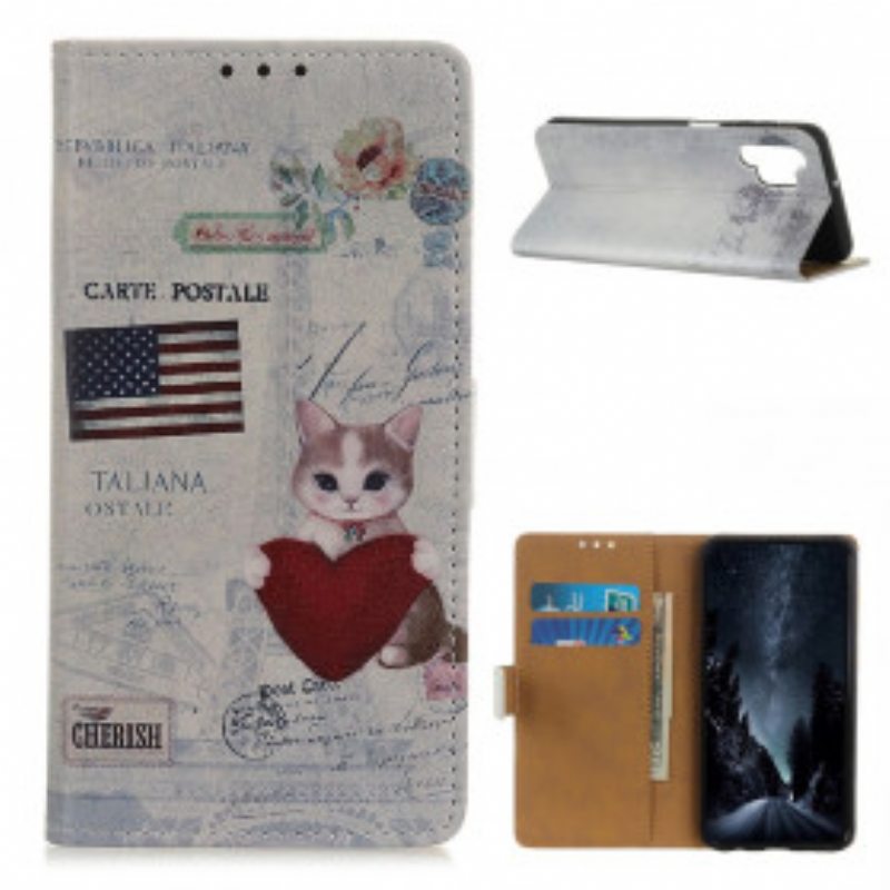 Kotelot Samsung Galaxy A32 Traveller Cat