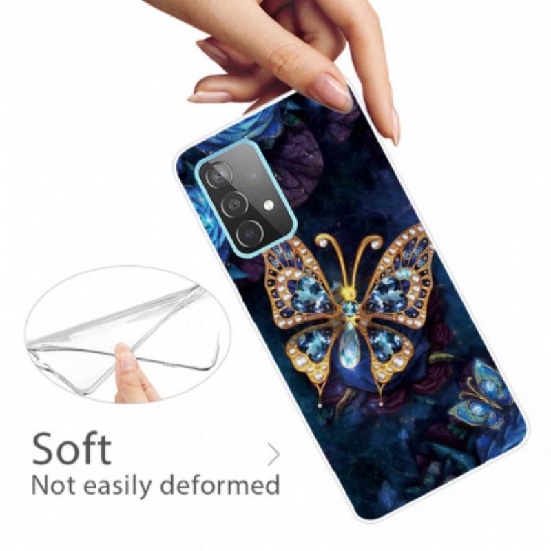 Kuori Samsung Galaxy A32 Butterfly Luxury