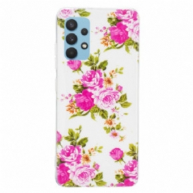 Kuori Samsung Galaxy A32 Fluoresoivat Liberty Flowers