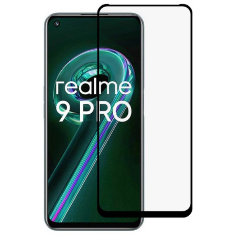 Black Contour Karkaistu Lasisuoja Realme 9 Pro 5G:Lle