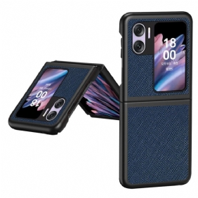 Case Oppo Find N2 Flip Kotelot Flip Teksturoitu Nahkatyyli