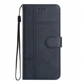 Flip Case Xiaomi 12 Lite Suojaketju Kuori Strappy Business Style