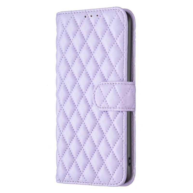 Flip Case Xiaomi 12 Lite Tikattu Tyyli Binfen Väri