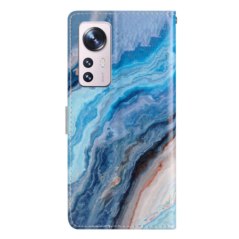 Kotelot Xiaomi 12 Lite Suojaketju Kuori Strip Marble