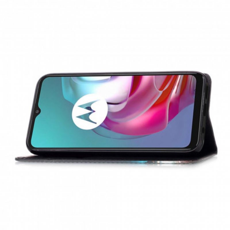 Kotelot Moto G30 / G10 Kultaiset Ruusut