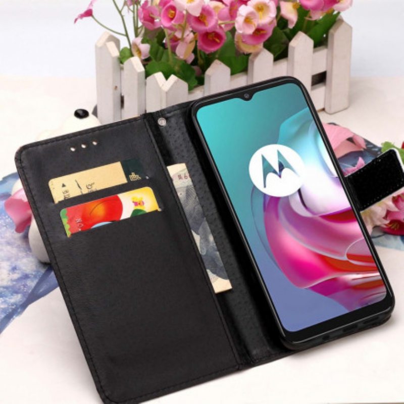 Kotelot Moto G30 / G10 Kultaiset Ruusut