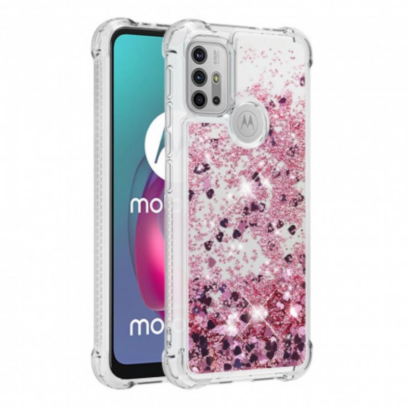 Kuori Moto G30 / G10 Desires Paljetteja