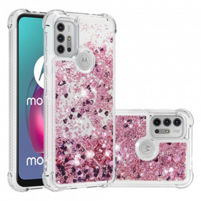 Kuori Moto G30 / G10 Desires Paljetteja