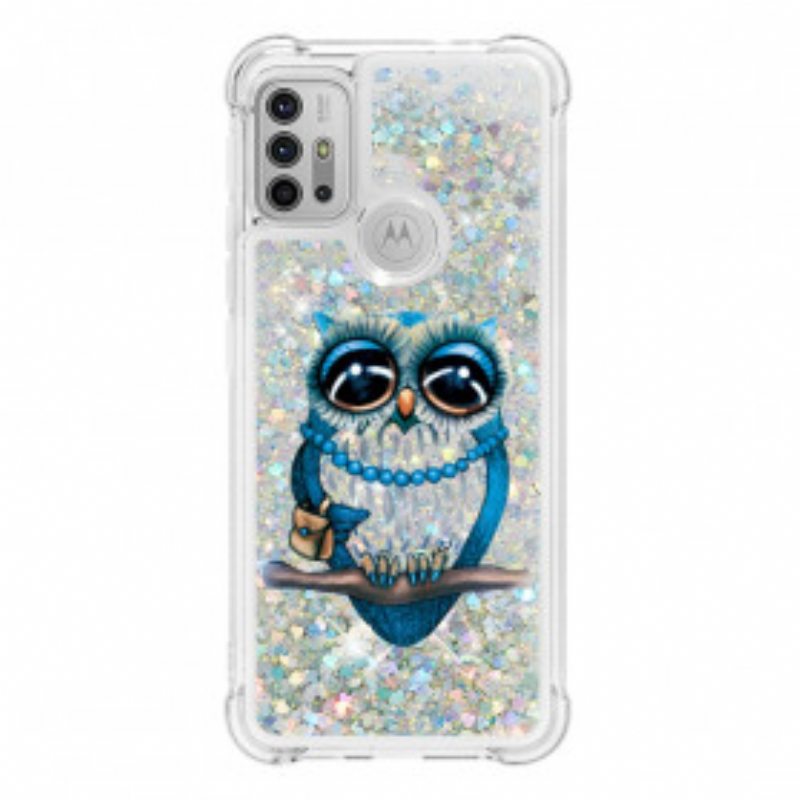 Kuori Moto G30 / G10 Neiti Owl Sequins