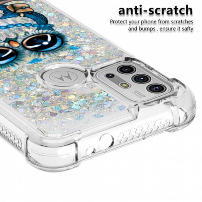 Kuori Moto G30 / G10 Neiti Owl Sequins