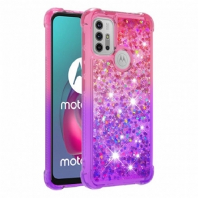 Kuori Moto G30 / G10 Paljetit Värit