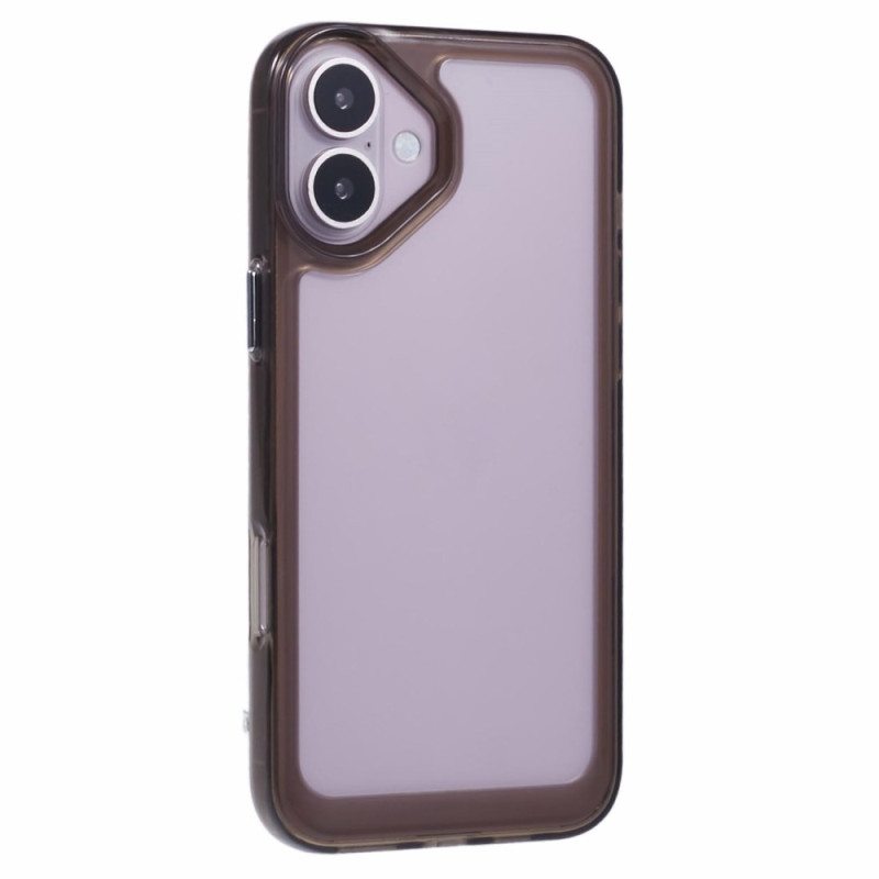 Case iPhone 16 Puhelinkuoret Läpinäkyvä Hybridi