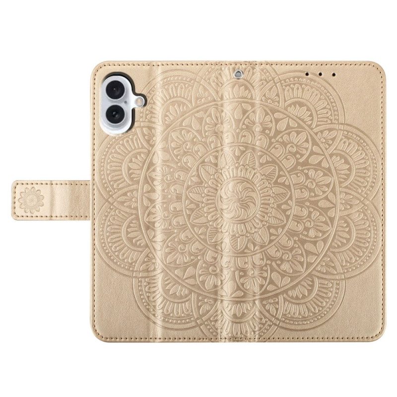 Kotelot iPhone 16 Puhelinkuoret Mandala-hihnakuvio