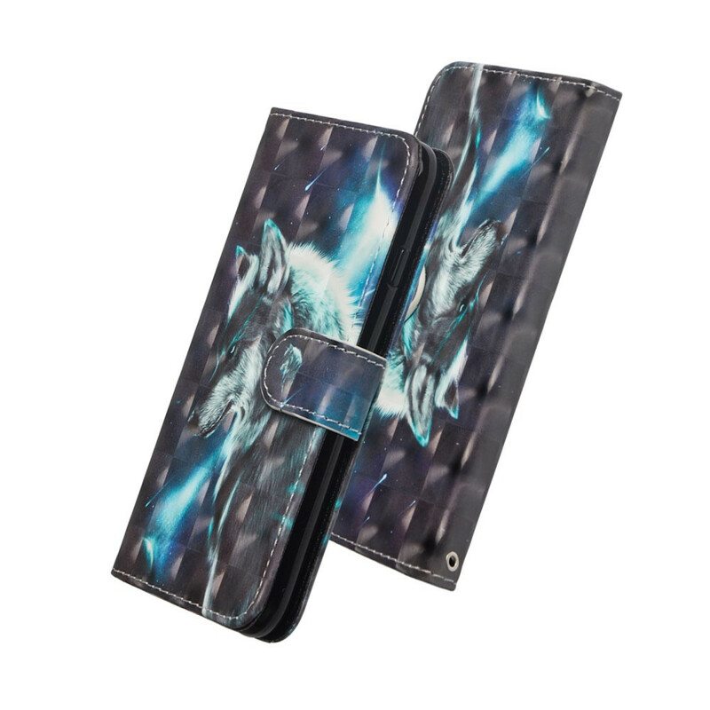 Flip Case Samsung Galaxy Note 10 Plus Majestic Wolf