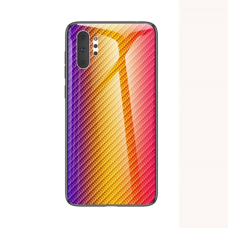 Kuori Samsung Galaxy Note 10 Plus Karkaistua Hiilikuitulasia