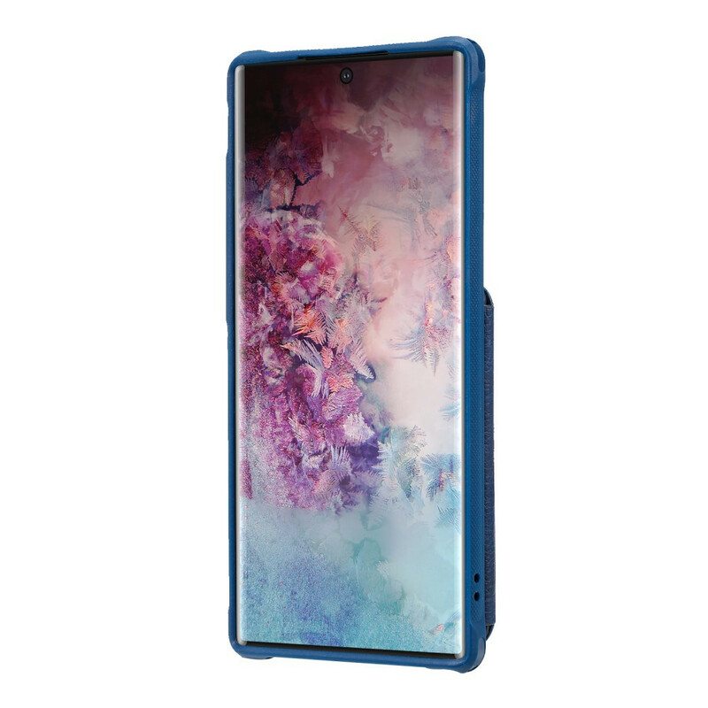 Kuori Samsung Galaxy Note 10 Plus Lompakkokotelo Vetoketjullinen Lompakko