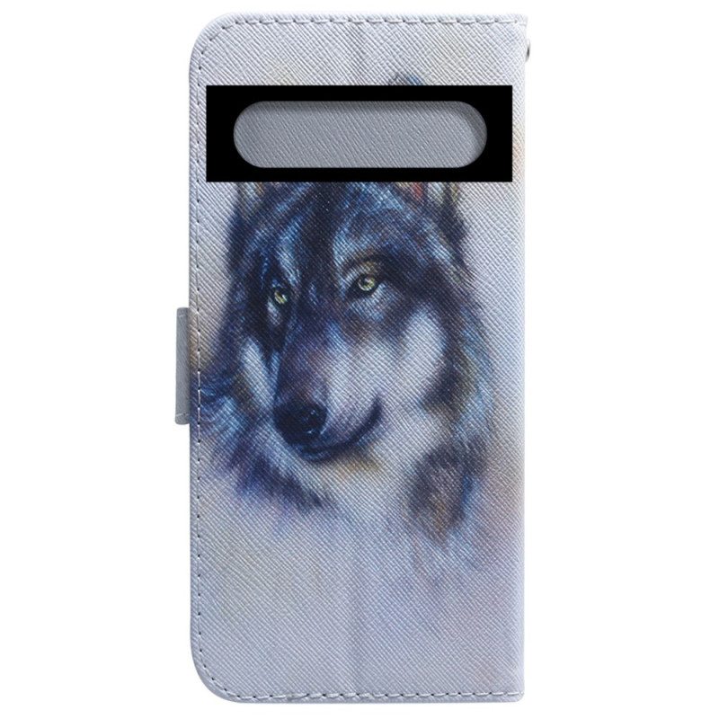 Kotelot Google Pixel 7 Vesiväri Wolf