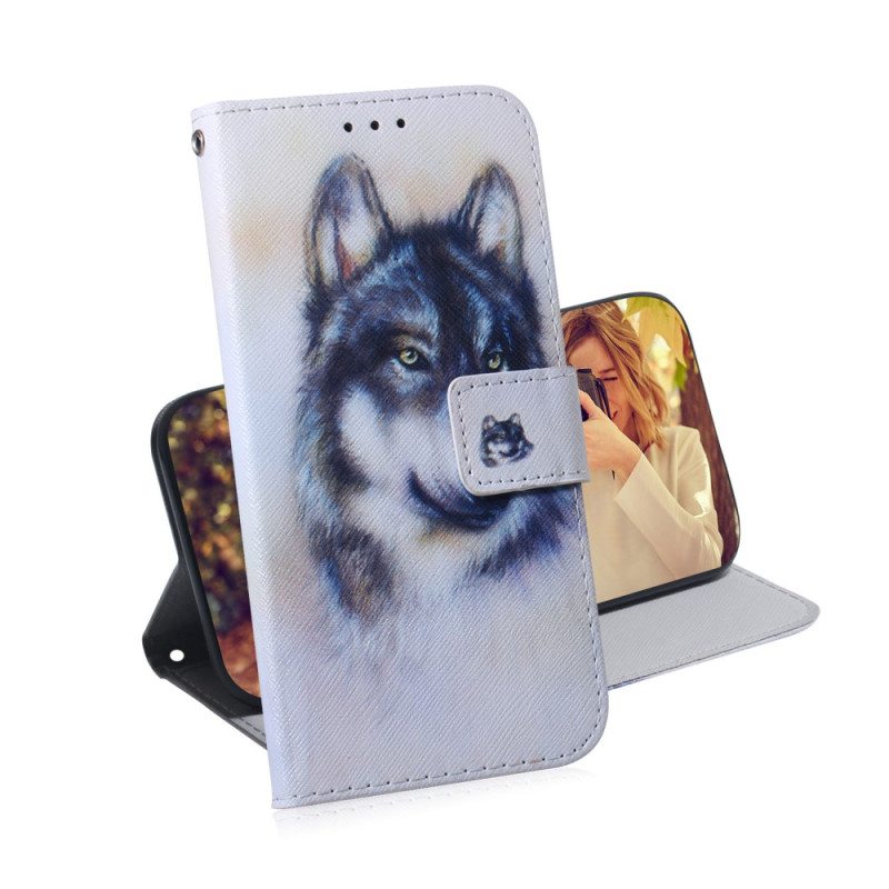 Kotelot Google Pixel 7 Vesiväri Wolf